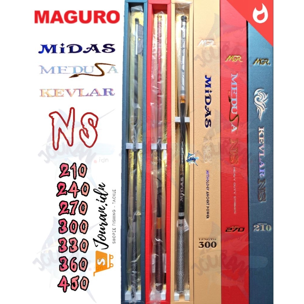Joran Tegek Maguro Kevlar NS Medusa NS Midas NS 210 240 270 300 330 360 450