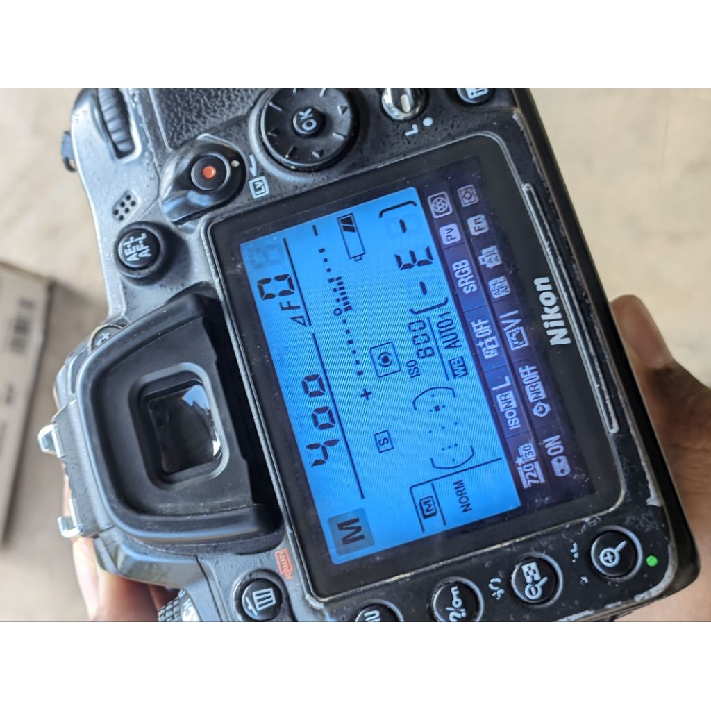 nikon 7000d+lensa 70-210mm jamur