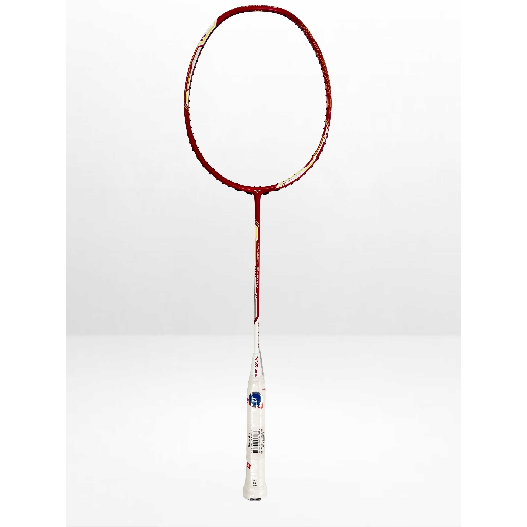 Mizuno Caliber S-Pro Cherry Wine/White/Yellow Raket Badminton