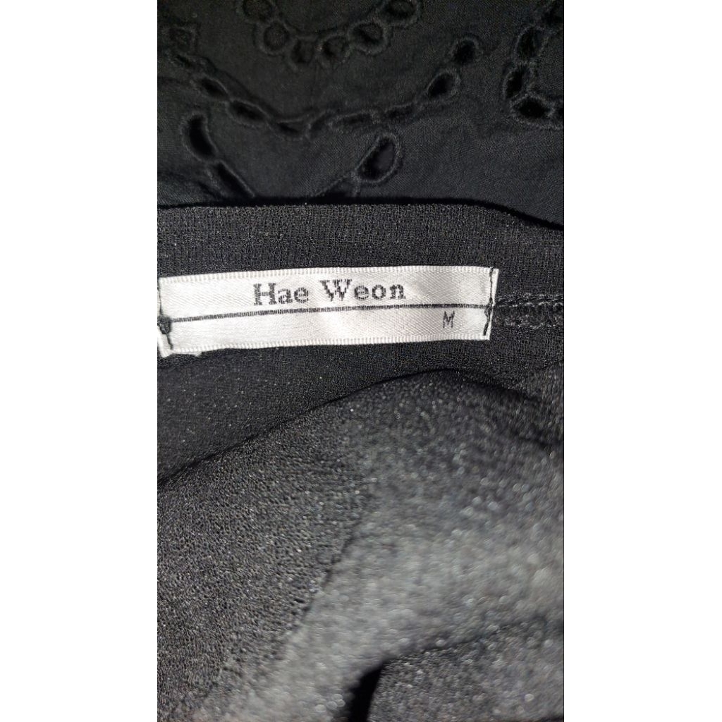 Baju wanita hitam pekat bahan katun