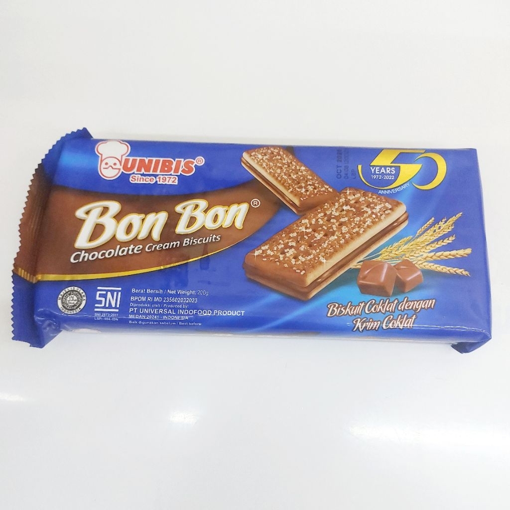 

Unibis Bon Bon Biskuit Cokelat 200 gr