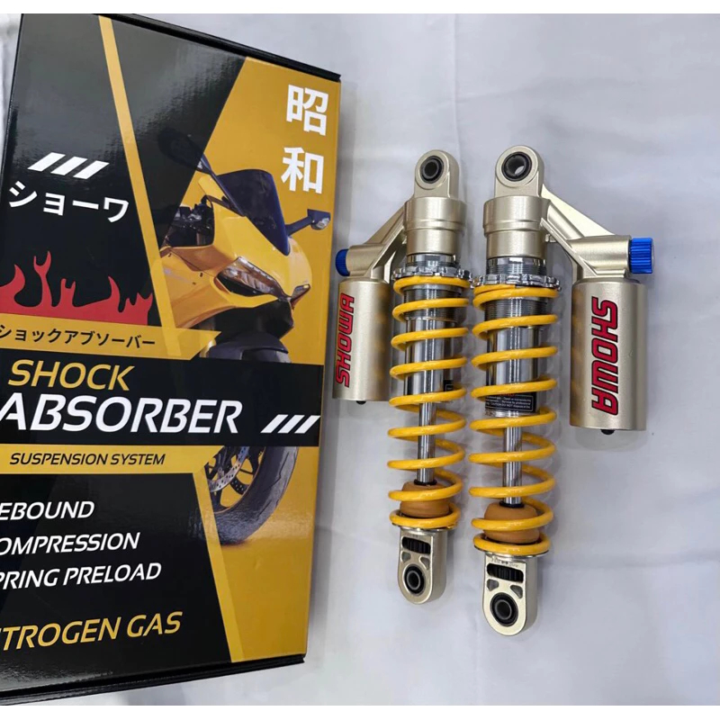 Shockbreaker Belakang Shok Belakang Showa Kuning CB400 CB650 Import Double Klik 325mm