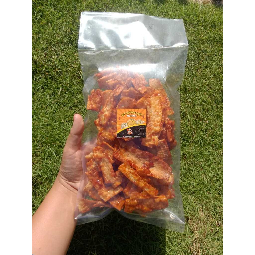 Manggleng Singkong Pedas 250 gr | Keripik Singkong Pedas