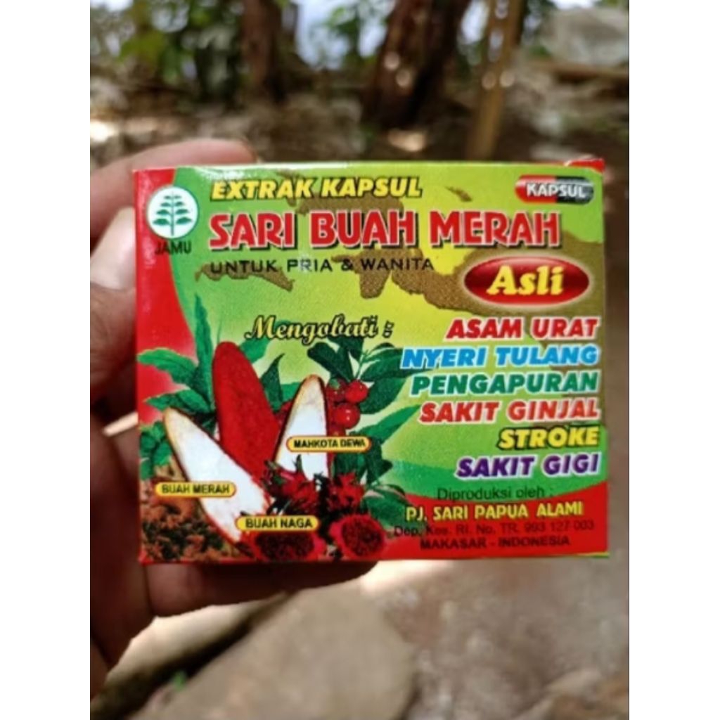 kapsu extra sari buah merah