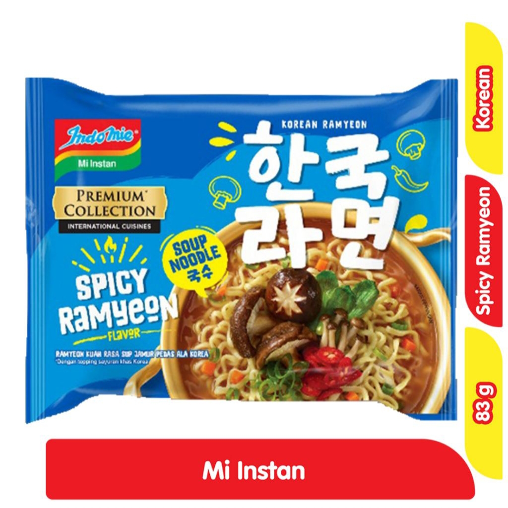 

Indomie Mi Instan Spicy Ramyeon 83 g