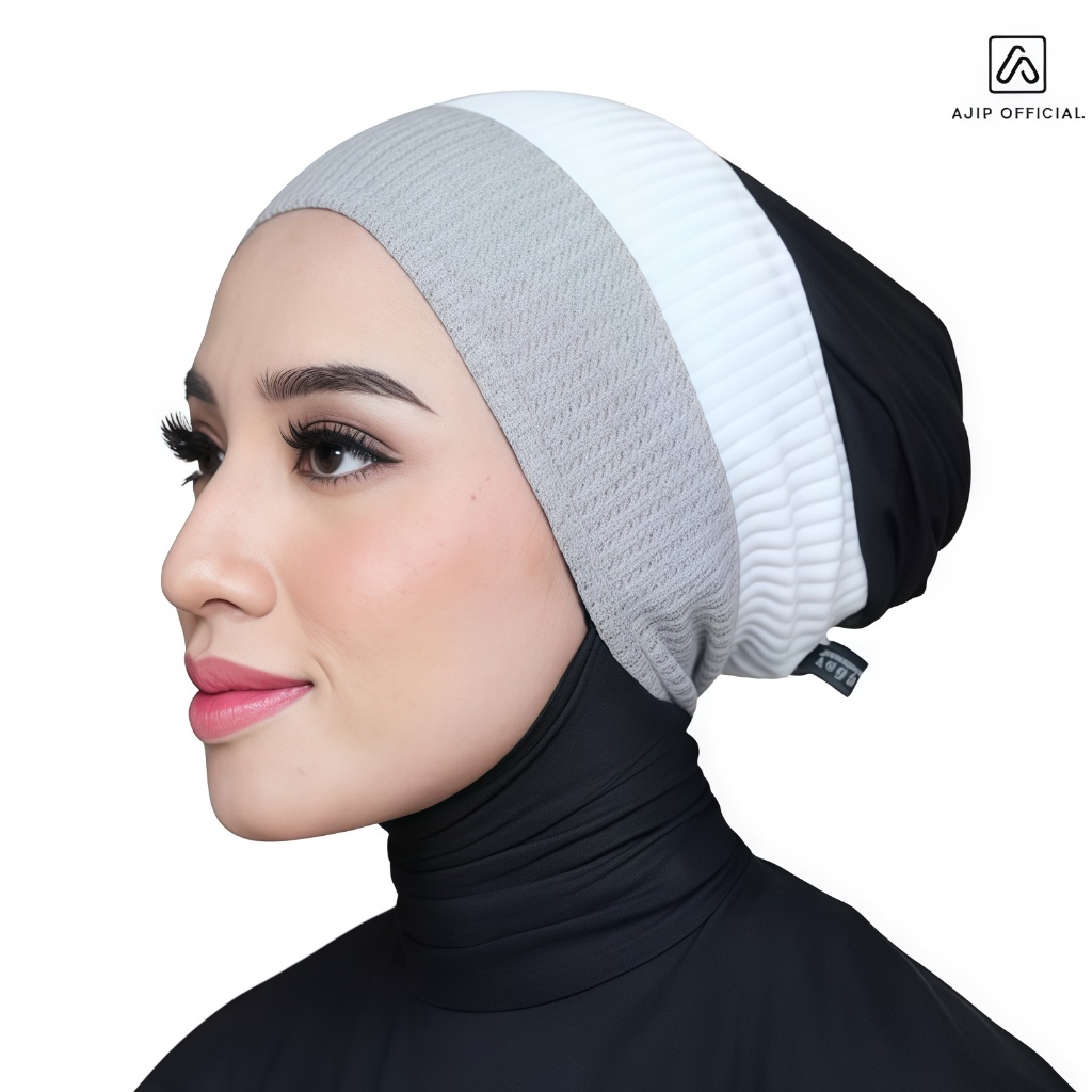 Ciput Rajut Premium 2 Warna Aksesoris Hijab Kekinian Anti Pusing Nyaman Dipakai Seharian Kekinian