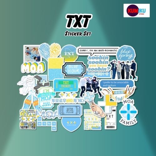 Sticker TXT | Sticker Aesthetic | Sticker Kpop | Sticker Anime | Sticker Laptop | Sticker Tumbler