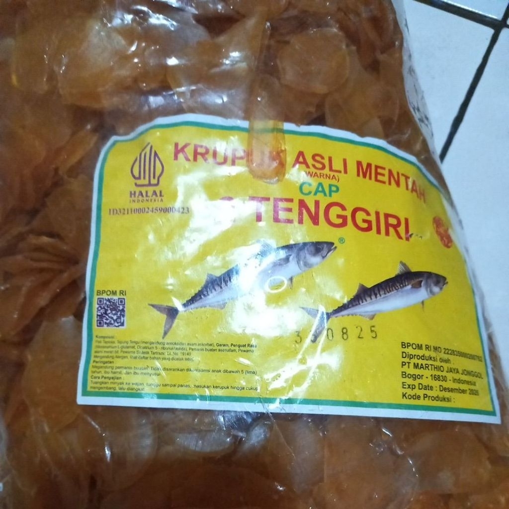 

KERUPUK MENTAH IKAN TENGGIRI 1KG