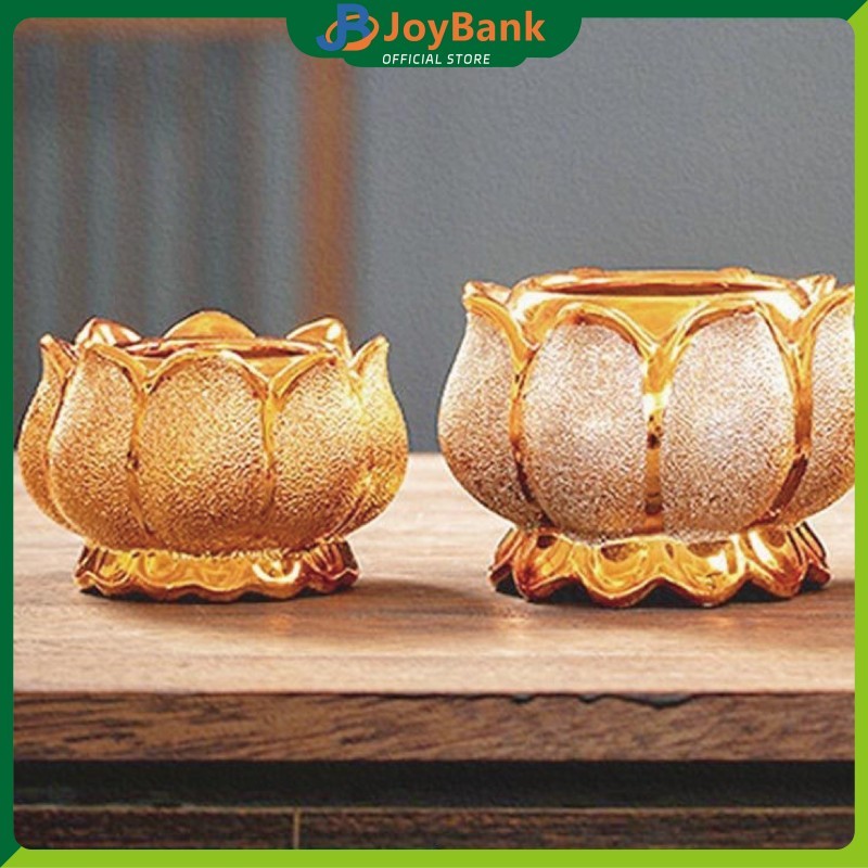 4"5" Hio Tempat Bakar Dupa Kuningan Emas Bentuk Lotus Fengshui Keberuntungan Untuk Rumah Hiolo Tempa