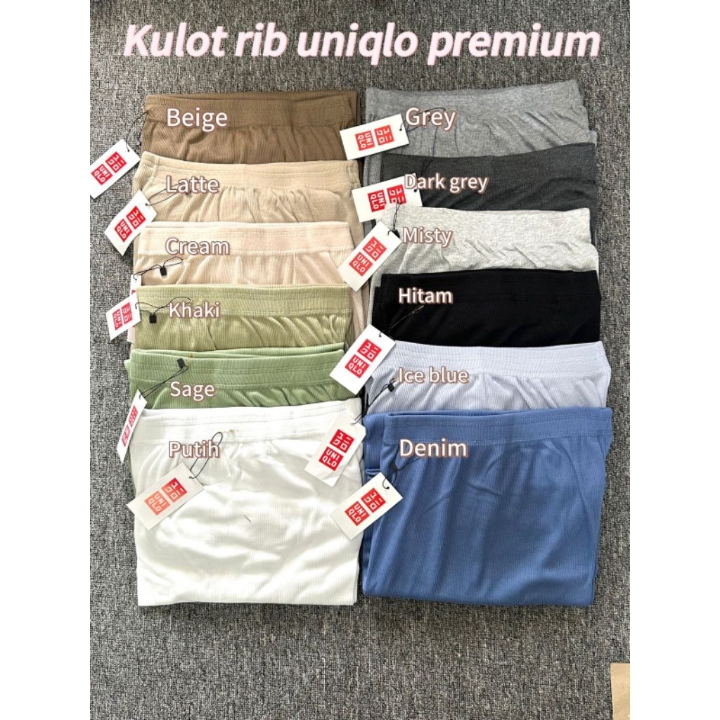 KULOT RIB UNIQLO PREMIUM SUPER BEST SELLER