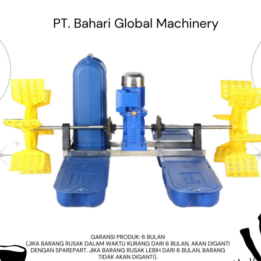 Kincir Air Tambak Yong Tuo GWZJ145 1 Hp 1 Phase 4 Spline Oil Seal