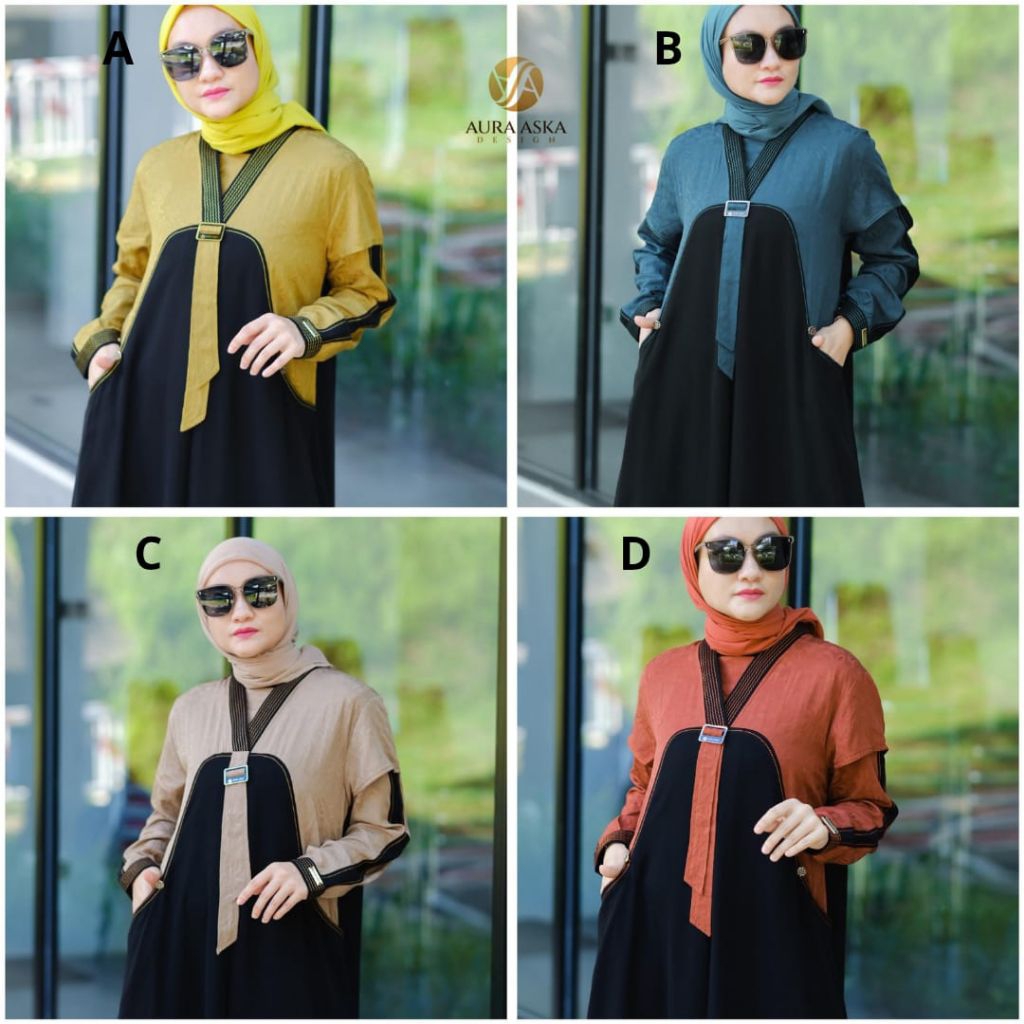 Mahalini Dress Abaya Modern By Aura Aska