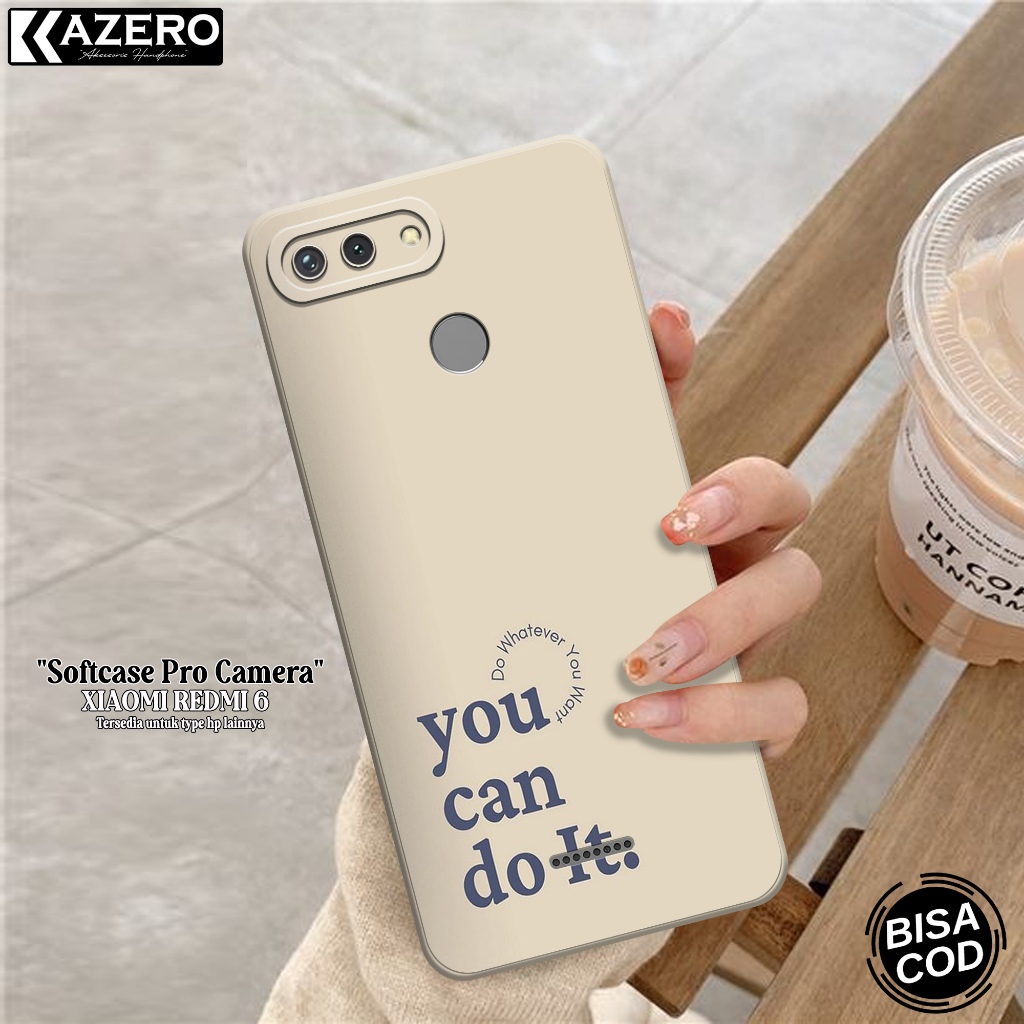 Case XIAOMI REDMI 6 Fashion Case Aesthetic Softcase XIAOMI REDMI 6 Silikon Pro Camera Kesing XIAOMI 