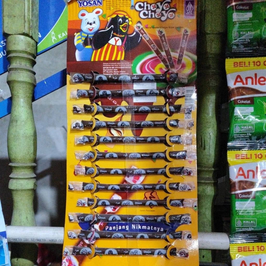 

[12pcs] Coklat Stik Choyo-choyo | Coklat Pasta 2gr