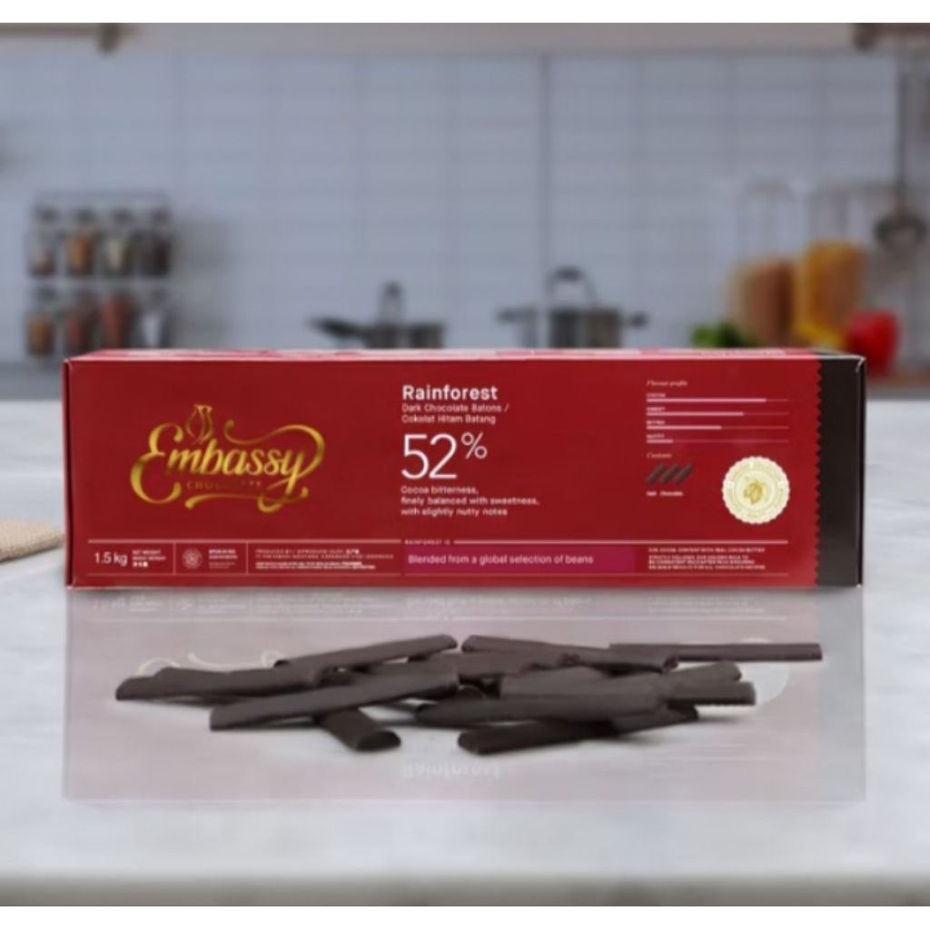 

Embassy Rainforest Dark Chocolate Batons 1.5Kg