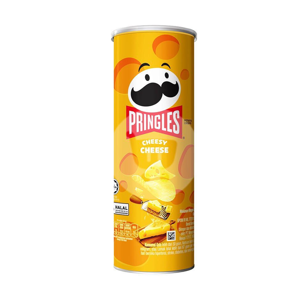 

PROMO Pringles Keripik Kentang Keju Cheesy Kaleng 102 g