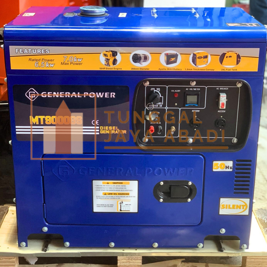 Genset General Silent MT9000GS - 7000Watt