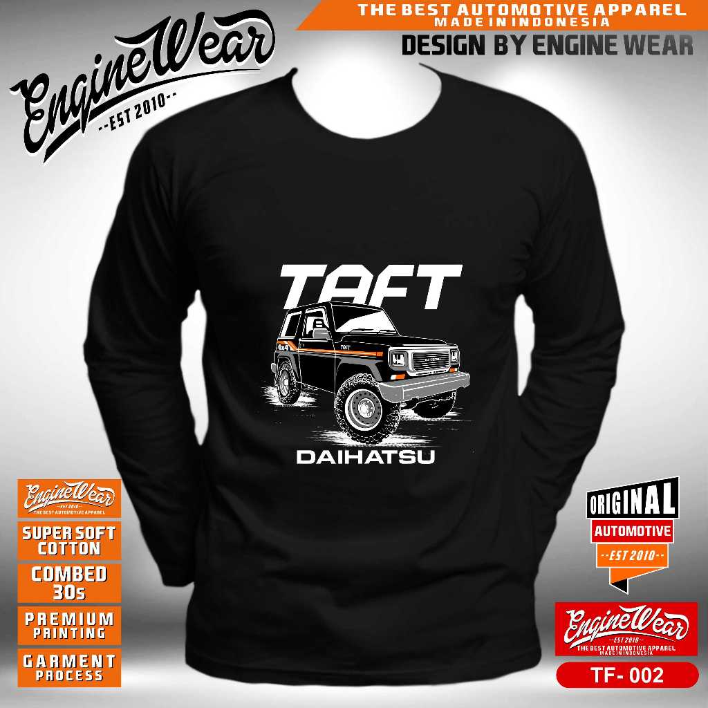 kaos taft GT daihatsu taft rocky baju offroad tshirt jeep otomotif 4WD - Enginewear