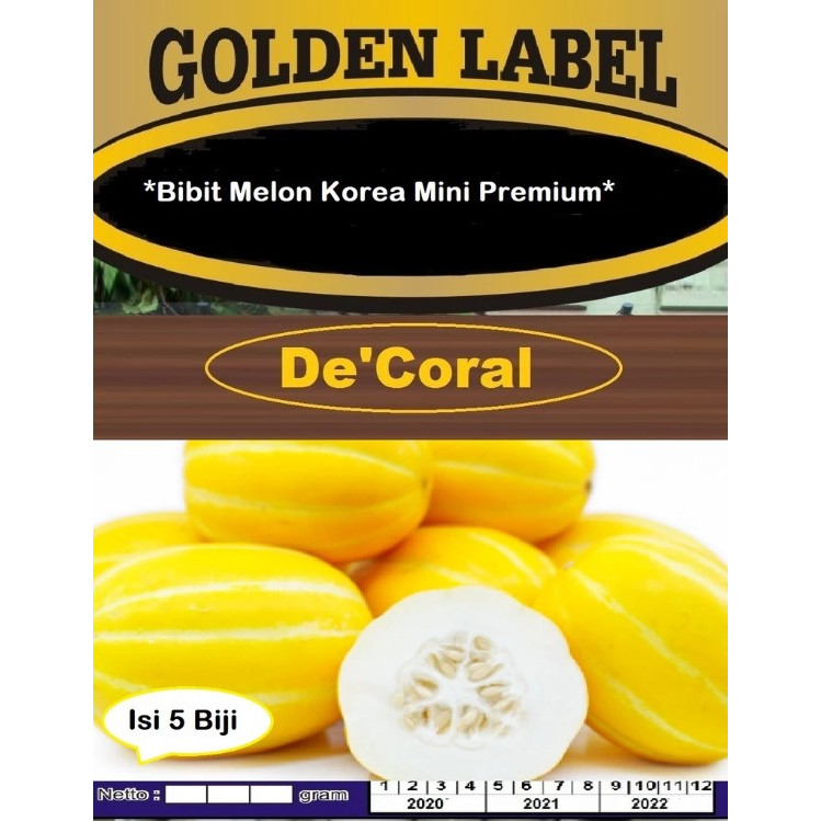 Bibit Melon Korea Mini Premium | Benih Melon Korea Mini Premium Termurah