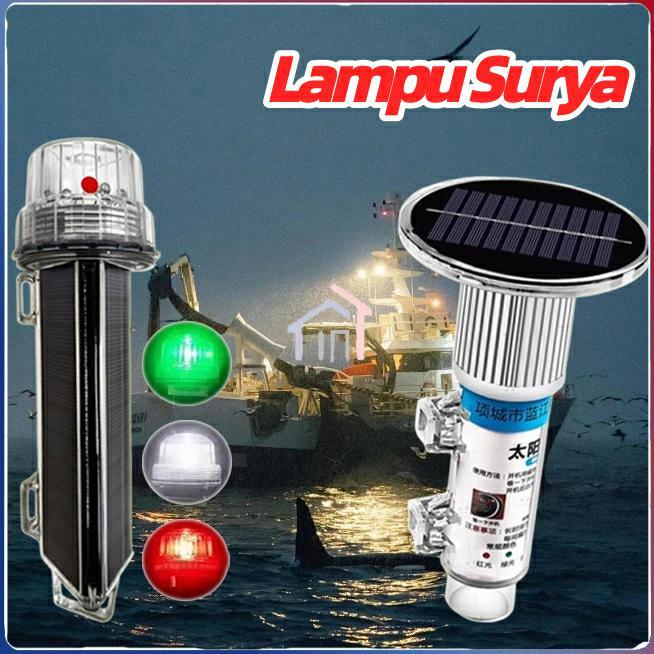 [COD]Lampu Torpedo Bertenaga Surya Lampu Jaring Lampu Kapal Nelayan Lampu Penanda Laut Lampu Navigas