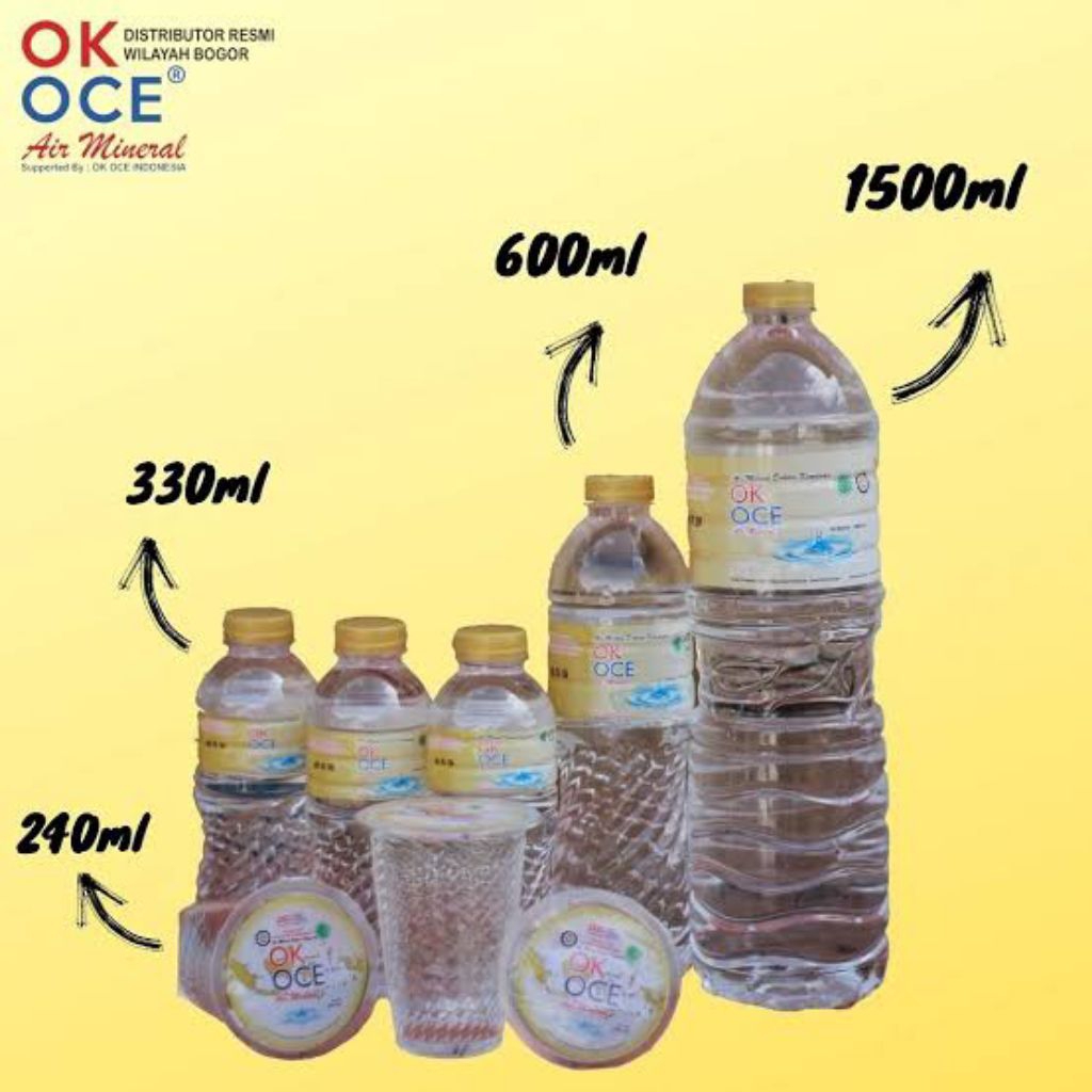 

Air Mineral OK OCE ukuran 240 ml / 330 ml /600 ml 1 karton