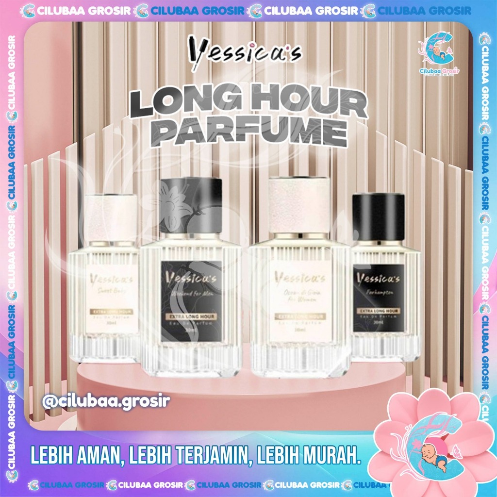 YESSICA Long Hour Parfum 30 ml Yessica Eau De Parfum || Parfum Cowok Cewek Tahan Lama || Wangi