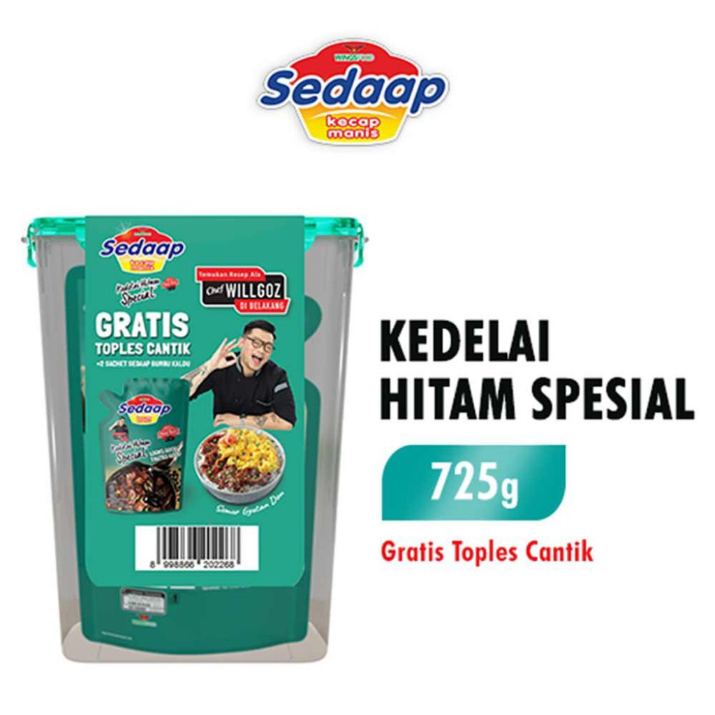 

Kecap sedap 725ml gratis toples