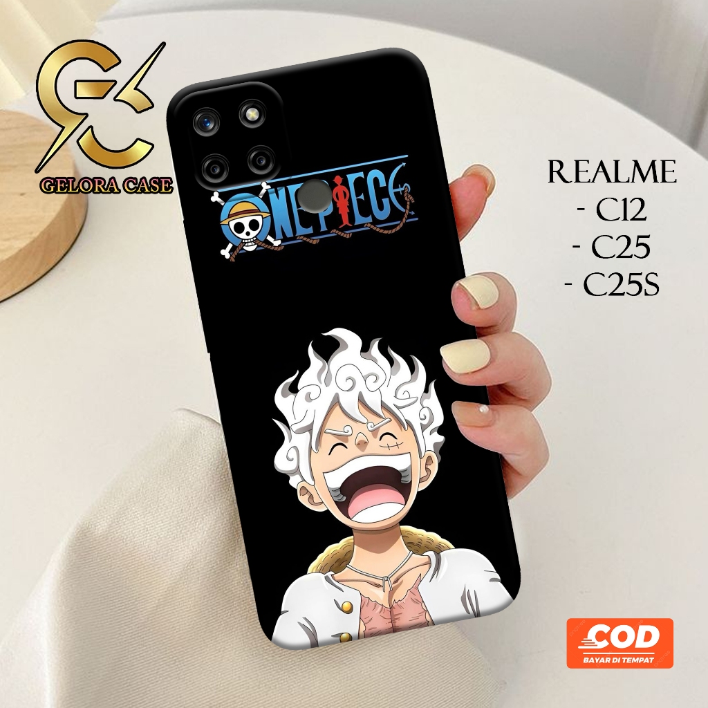 Softcase Realme C12 / C25 / C25S  - Geloracase - Casing Realme C12 - Motif Case Anime - Pelindung ha