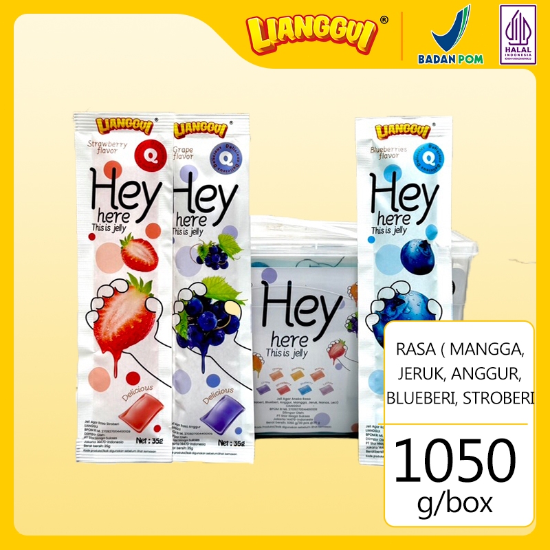 

LIANGGUI Jelly Hey Jeli Rasa Buah Satuan / Jelly Hey