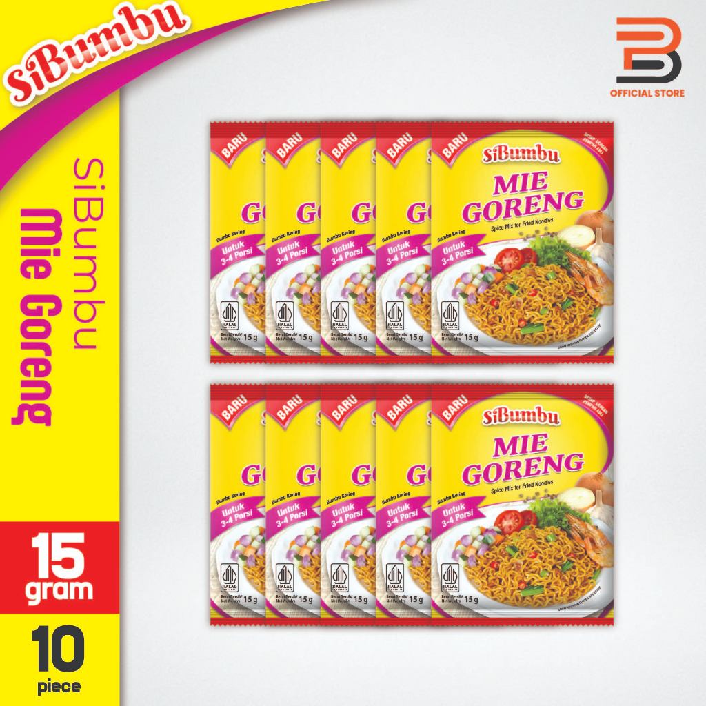 

10pcs - SiBumbu Bumbu Mie Goreng