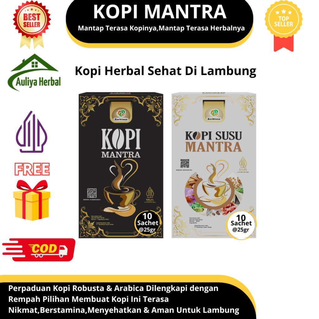 

KOPI MANTRA BARIKLANA REMPAH HERBAL