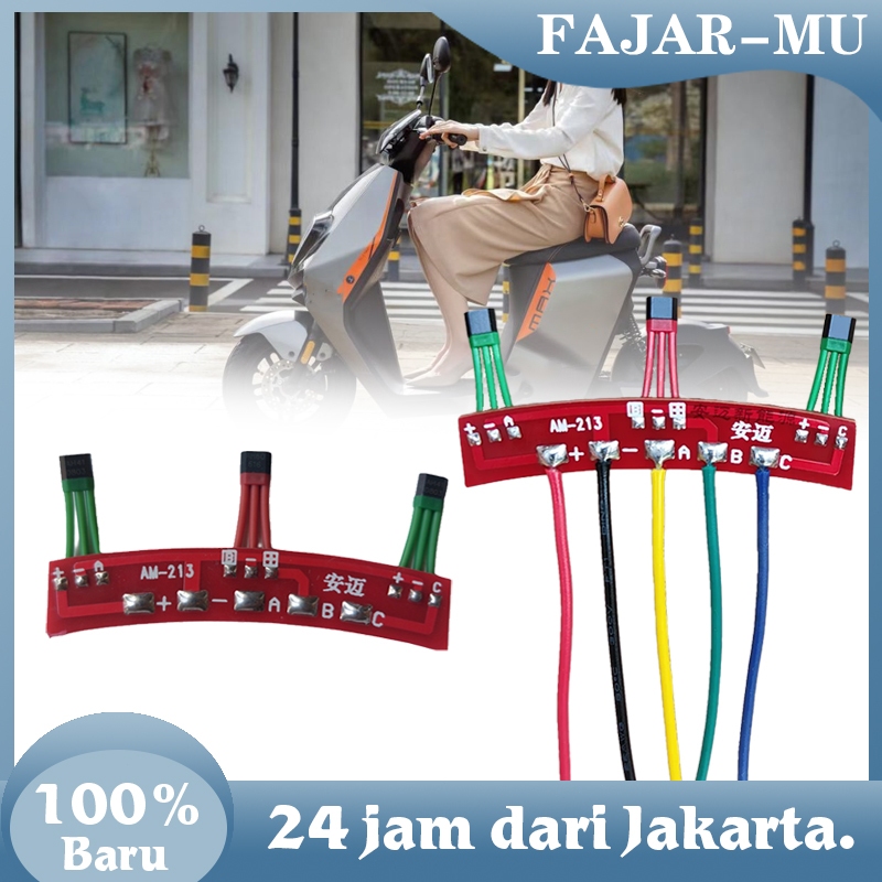 Hall Sensor Dinamo Modul Sensor Kabel / Hall Modul Sensor Sepeda Listrik 120° Dengan Kabel