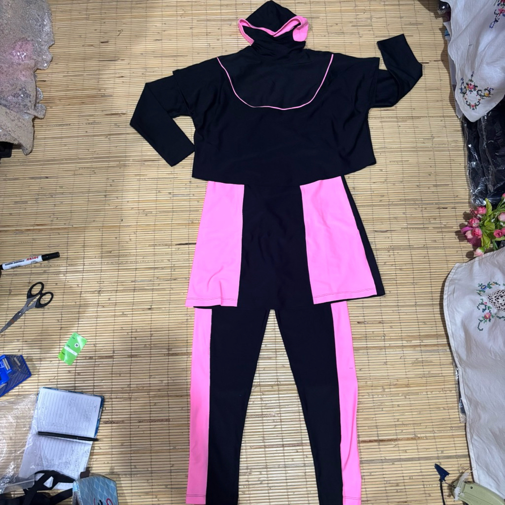 Silvia-Baju Renang Setelan Jilbab Syari Hijab Bolero Anak Perempuan Tk SD Praktis