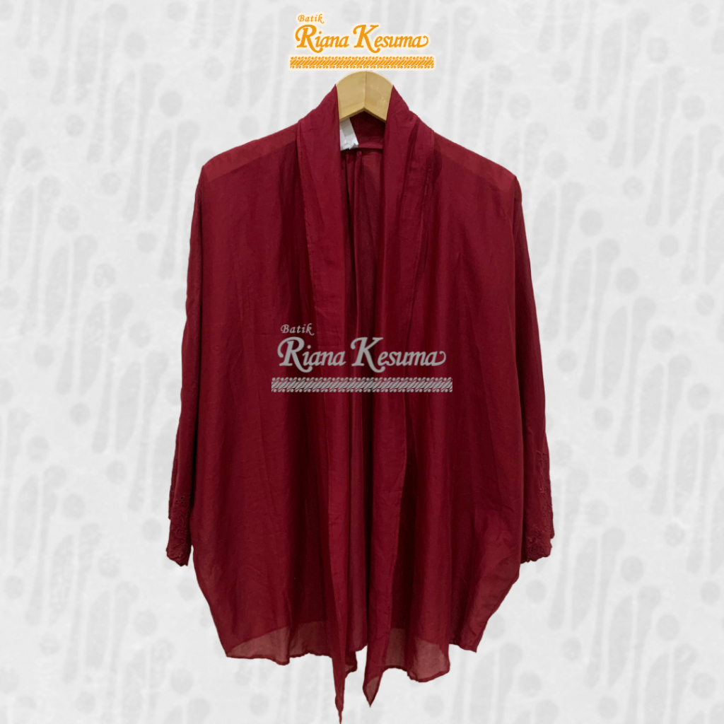 Batik Riana Kesuma - Outer Polos | Outwear | Atasan Kasual | Outer Katun