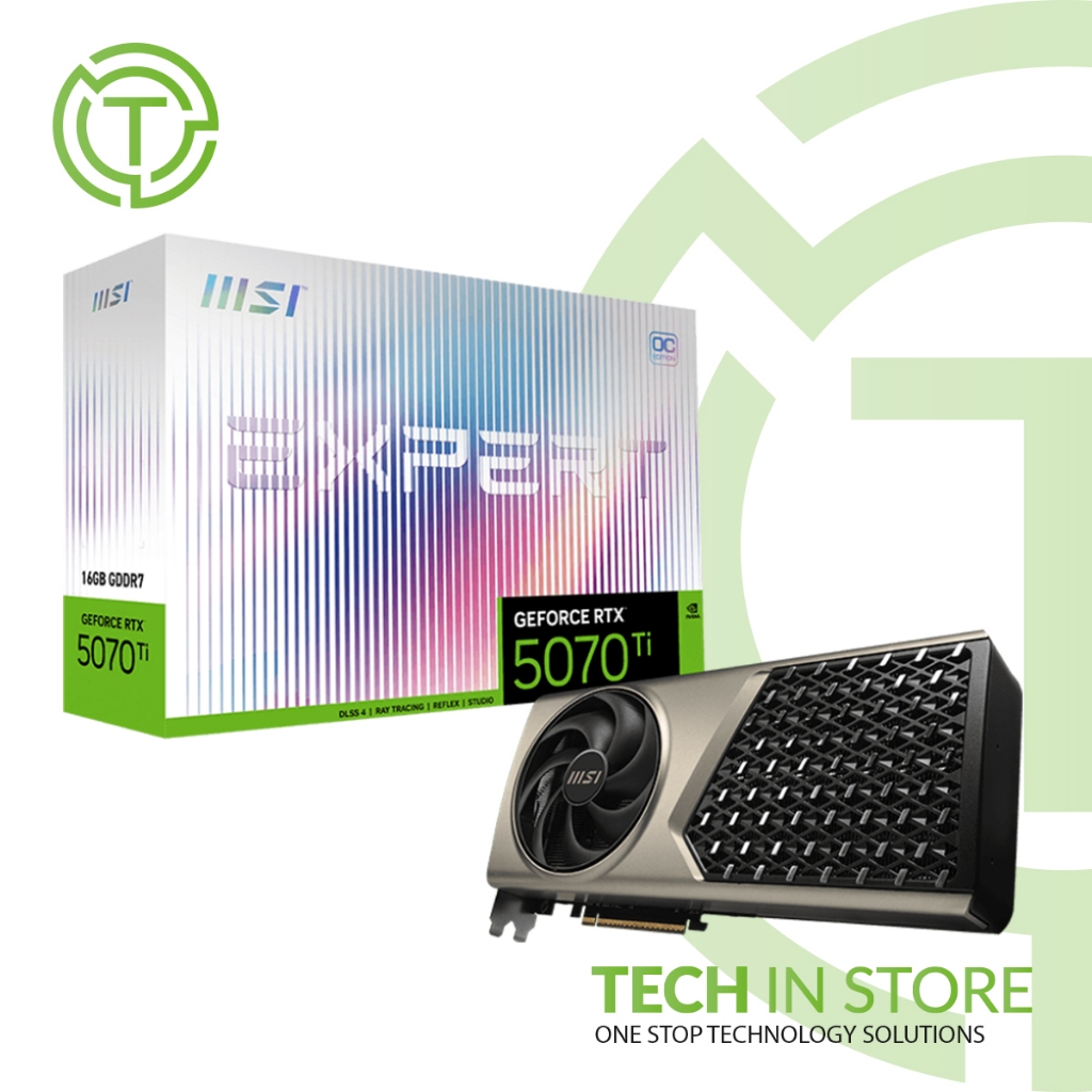 VGA Card MSI GeForce RTX 5070 Ti 16G EXPERT OC - 16GB GDDR7