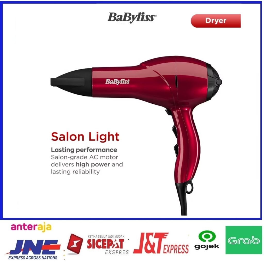 Hair dryer BaByliss Paris salon light BL5568BU / alat pengering rambut BaByliss paris