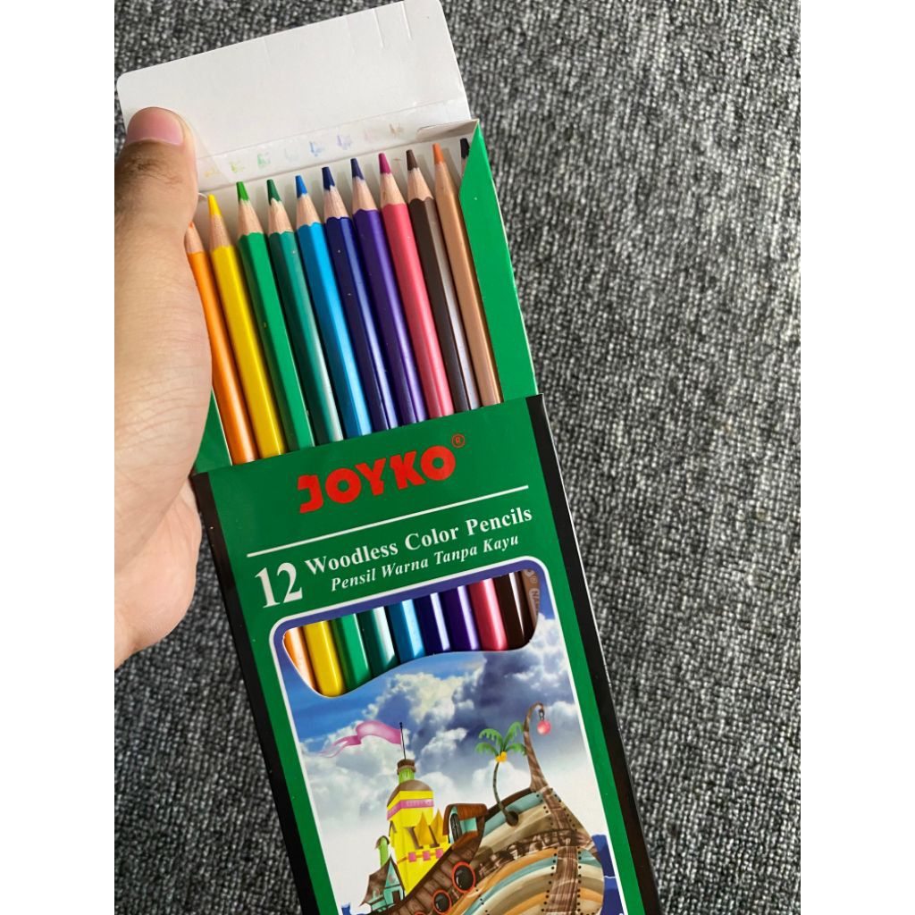

Pensil warna JOYKO 12 warna CP-103 (1set)