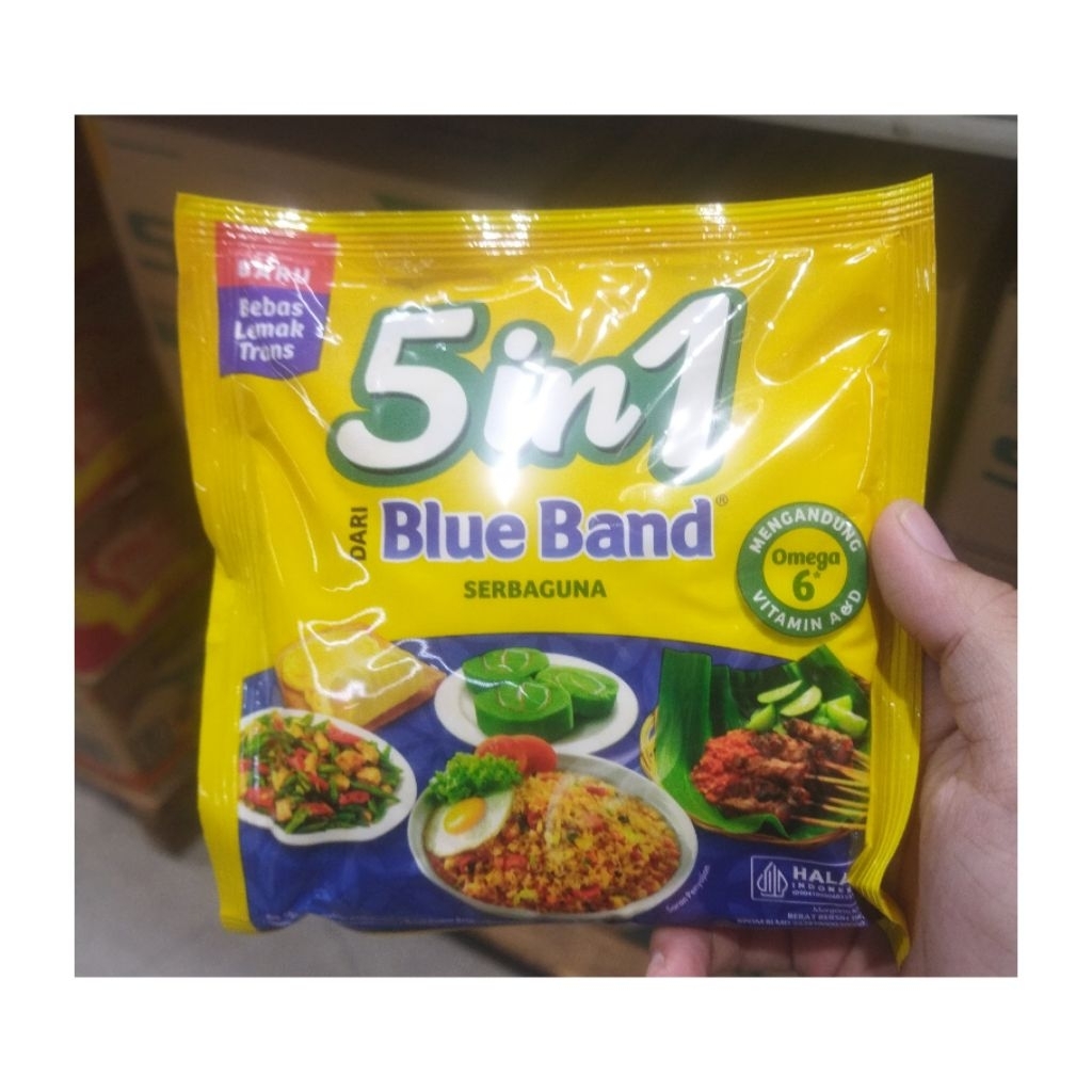 

BLUE BAND 5 IN 1 MARGARINE SERBAGUNA 190GR