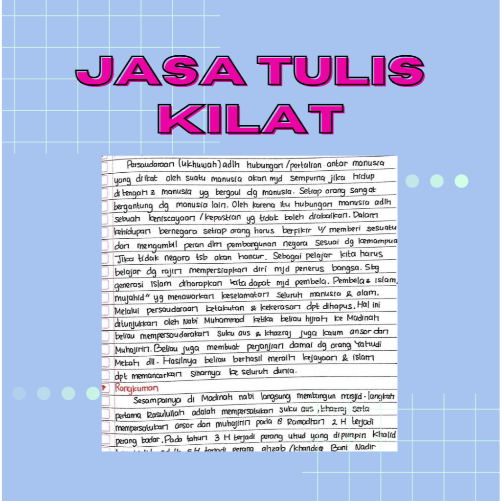 Jasa tulis cepat (sehari jadi) hardfile/ jasa gambar / jasa ppt / jasa tugas