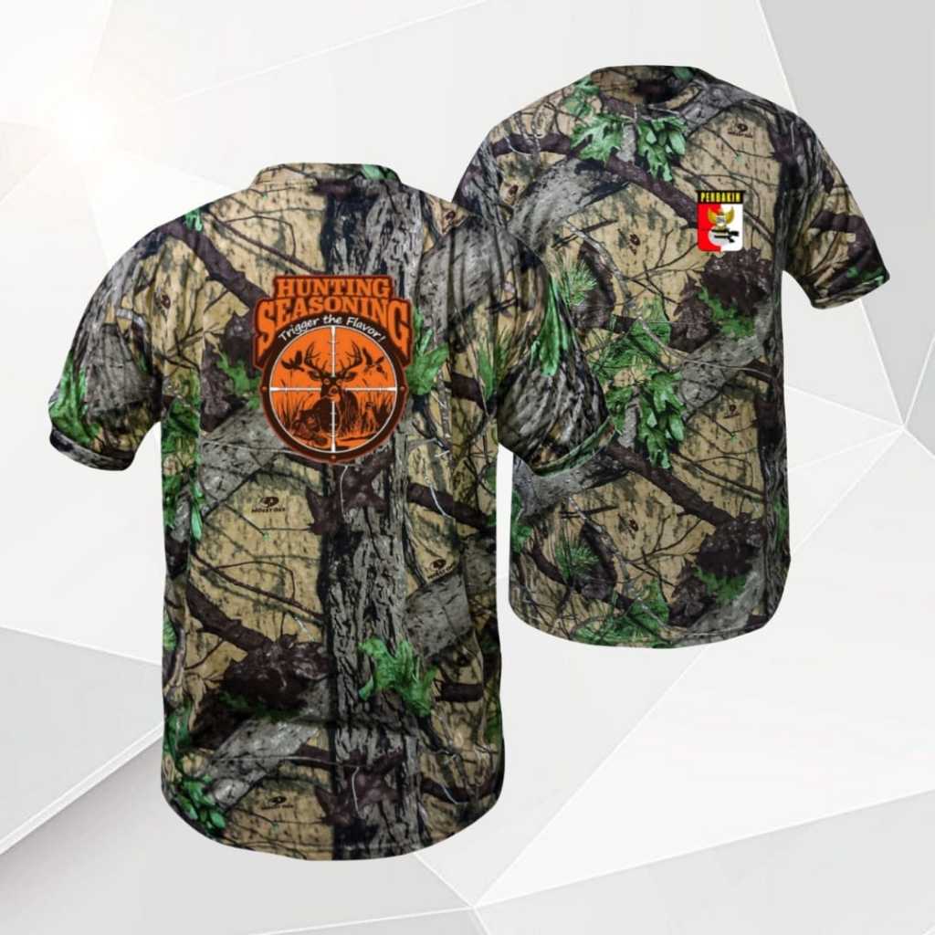 Kaos Camo Sniper Hunting Seasoning Lengan Pendek Stylish Nyaman || Kaos Camo Sniper Lengan Pendek Ou