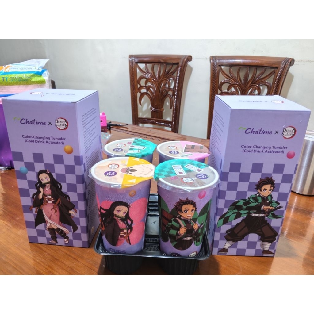 [NEW] READY STOCK Official Merchandise Kimetsu no yaiba kny Demon Slayer X Chatime infinity castle k