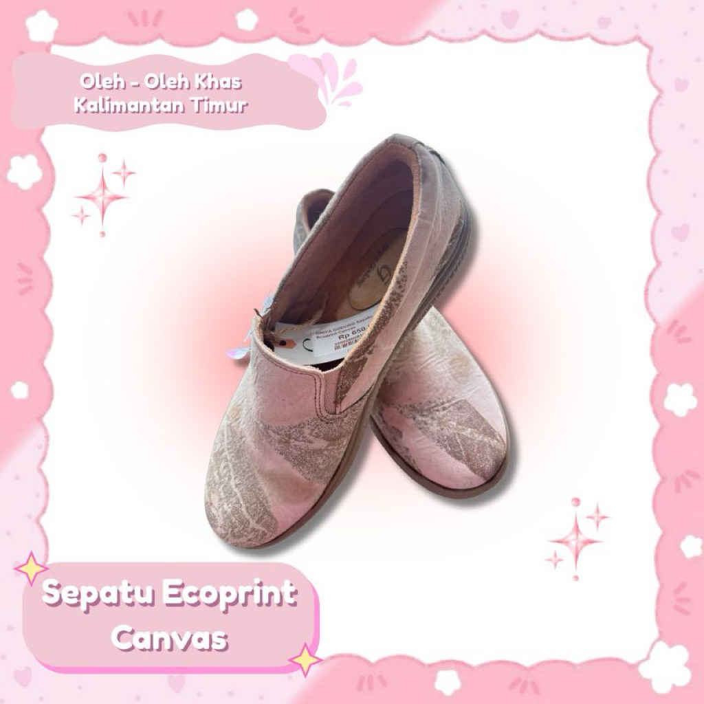 Sepatu Ecoprint Canvas