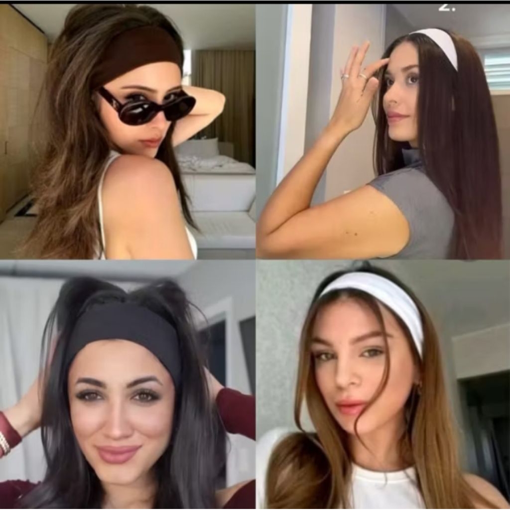 headband korean style bandana sport wanita