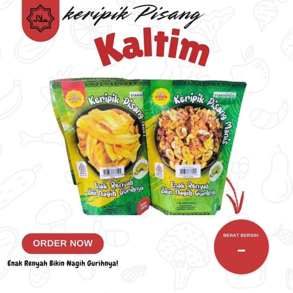 

Keripik Pisang Manis Gurih Renyah Khas Samarinda - Camilan Enak Bikin Nagih!