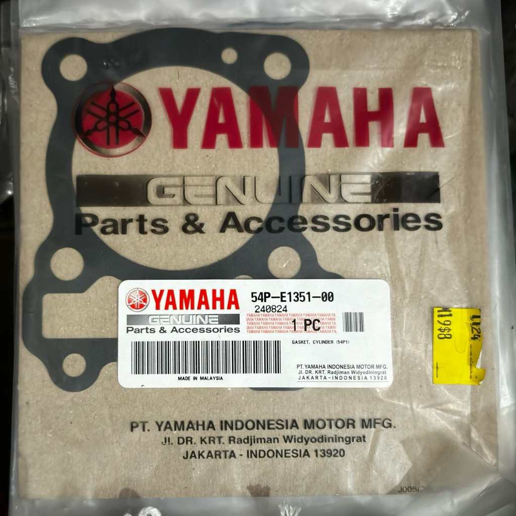 PAKING BLOK BAWAH MIO J SOUL GT 115 MIO GT XRIDE 115 ORI YAMAHA (54P-E1351-00)