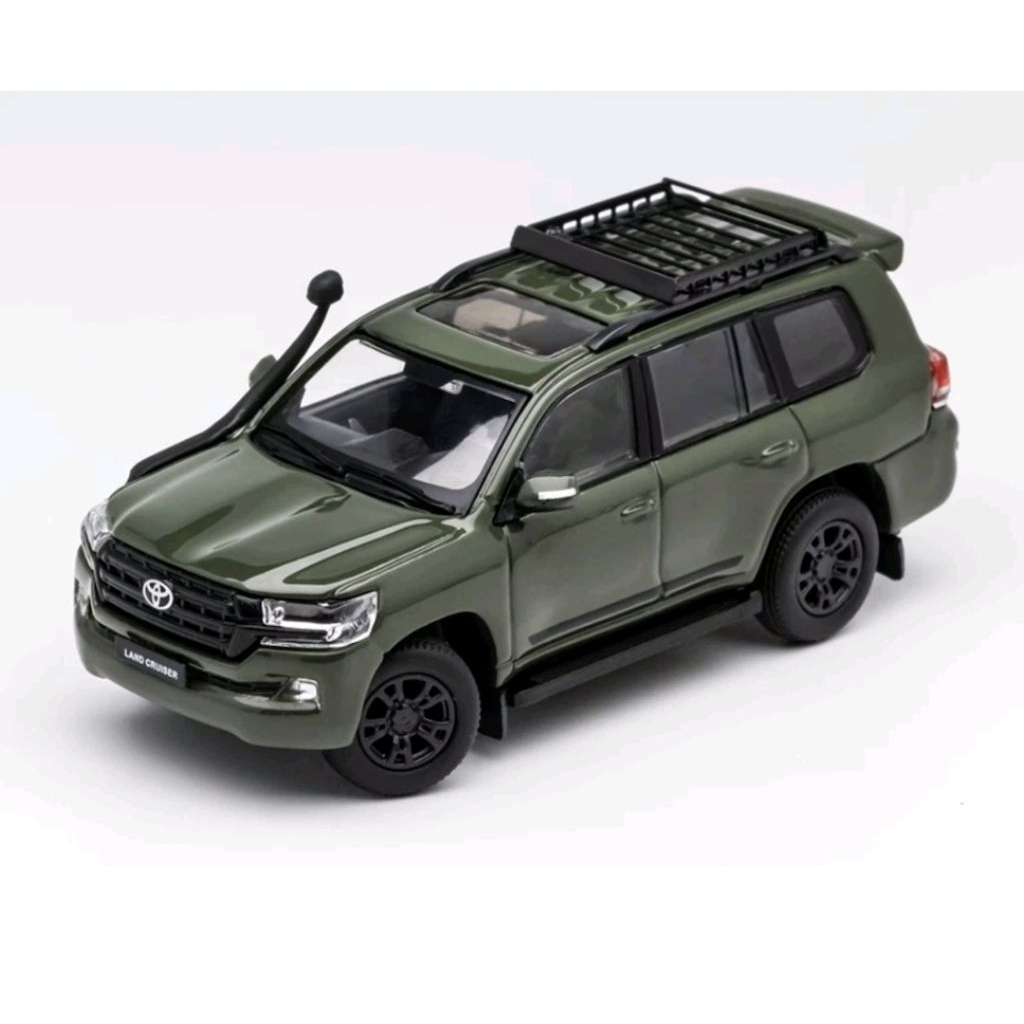 GCD Diecast Skala 64 Toyota Land Cruiser LC200 Brown Snorkle