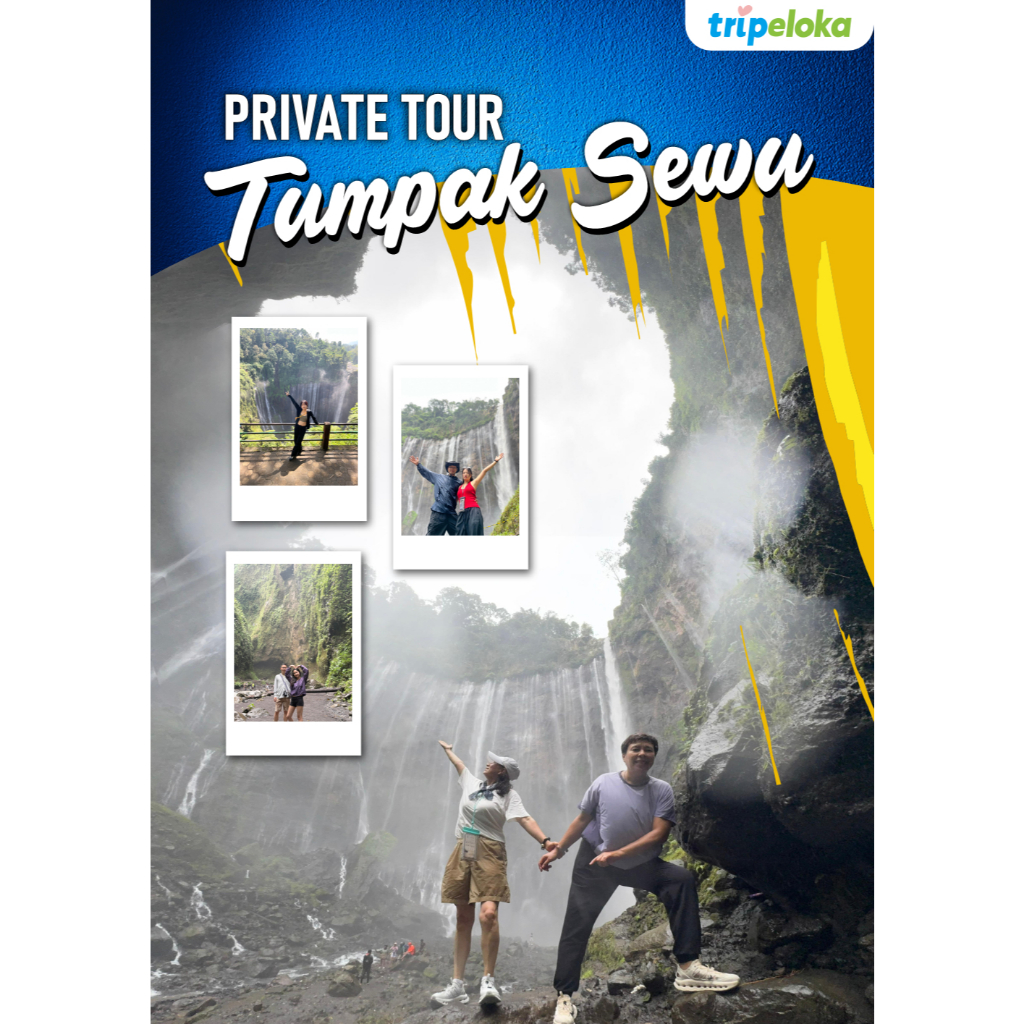 Paket Wisata Open Trip Private Trip TUMPAK SEWU Waterfall - Kawah Ijen - Blue Fire
