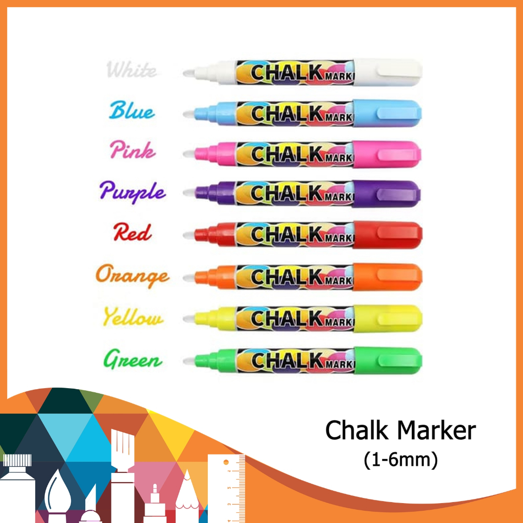 

Spidol Chalk Marker / Chalk Marker / Spidol Warna