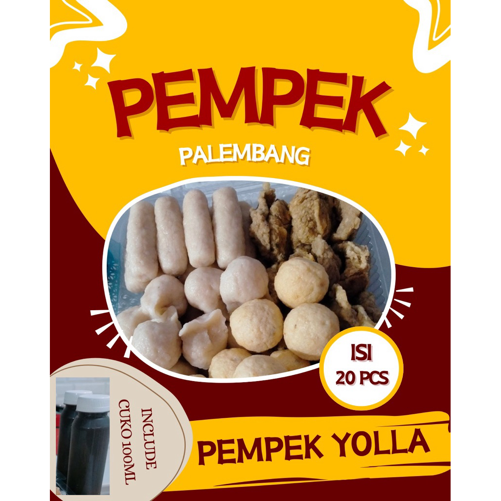 

Paket Komplit Pempek ( Semua Varian + Cuko 100ml ) Asli Pempek Palembang