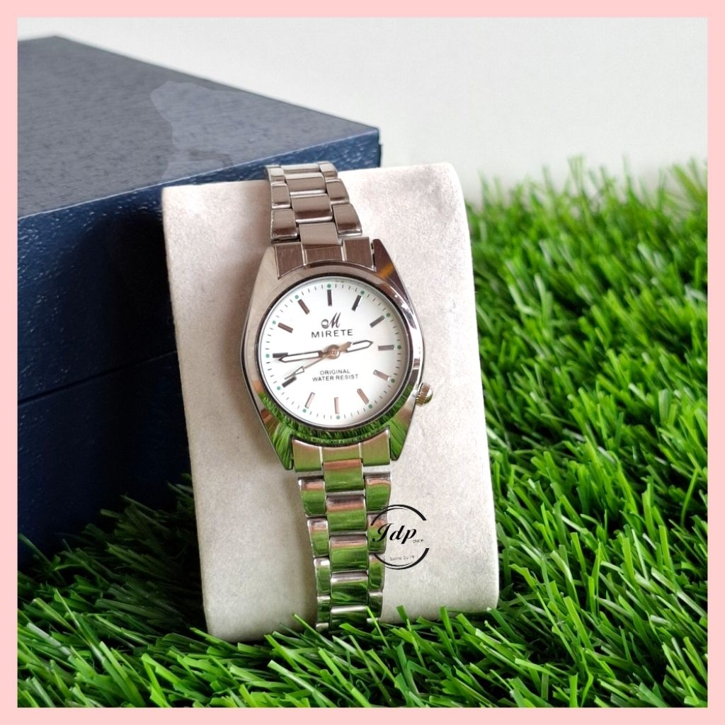 Jam Tangan Wanita Mirete Original Strap Stainless
